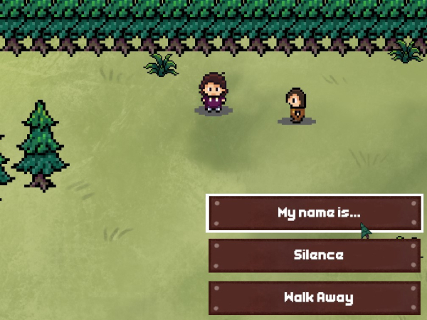 A screenshot from a game I worked on called 'Carrying Anxiety'.